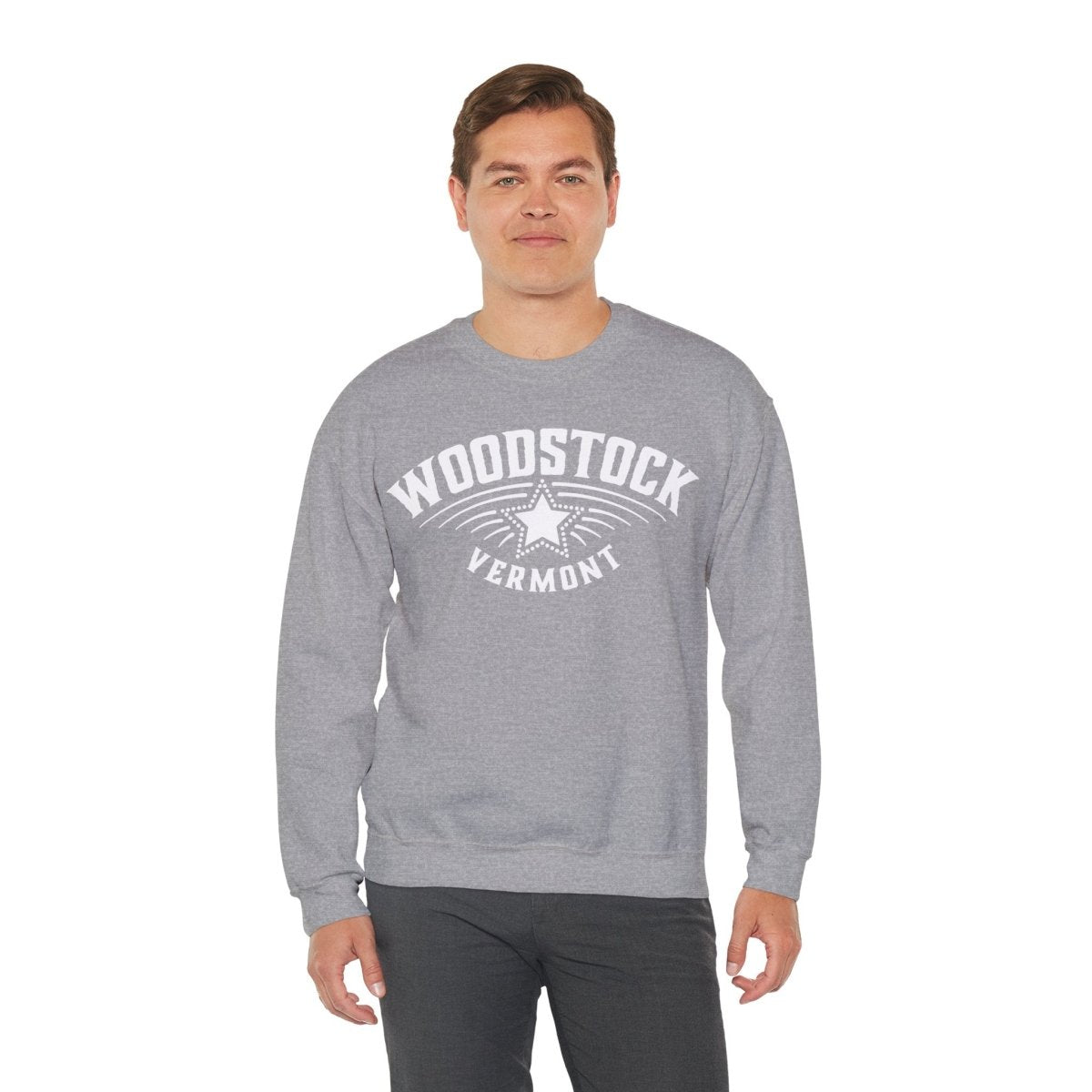 Woodstock Vermont Star Fleece Sweatshirt