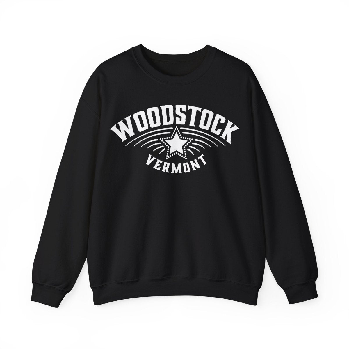 Woodstock Vermont Star Fleece Sweatshirt