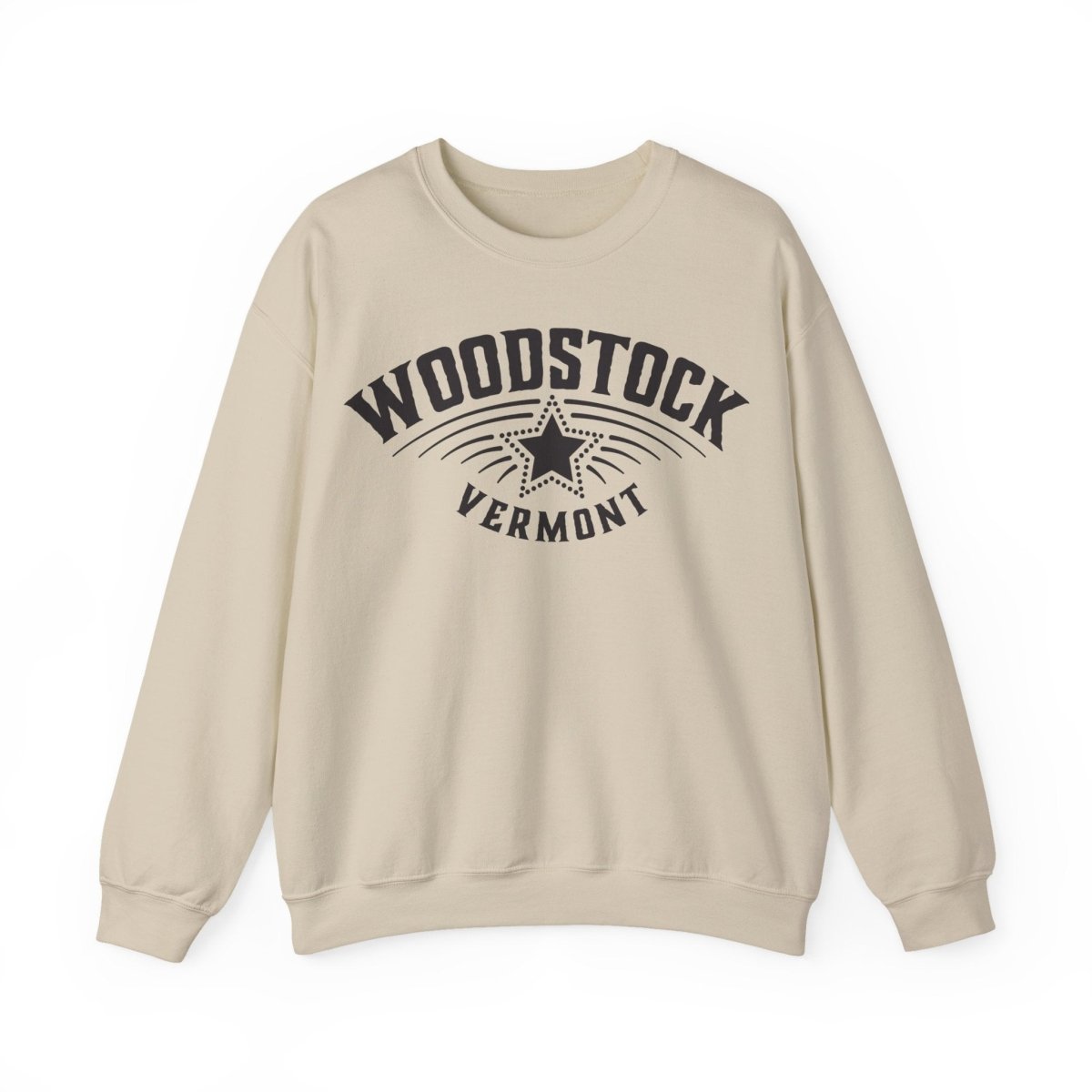 Woodstock Vermont Star Fleece Sweatshirt