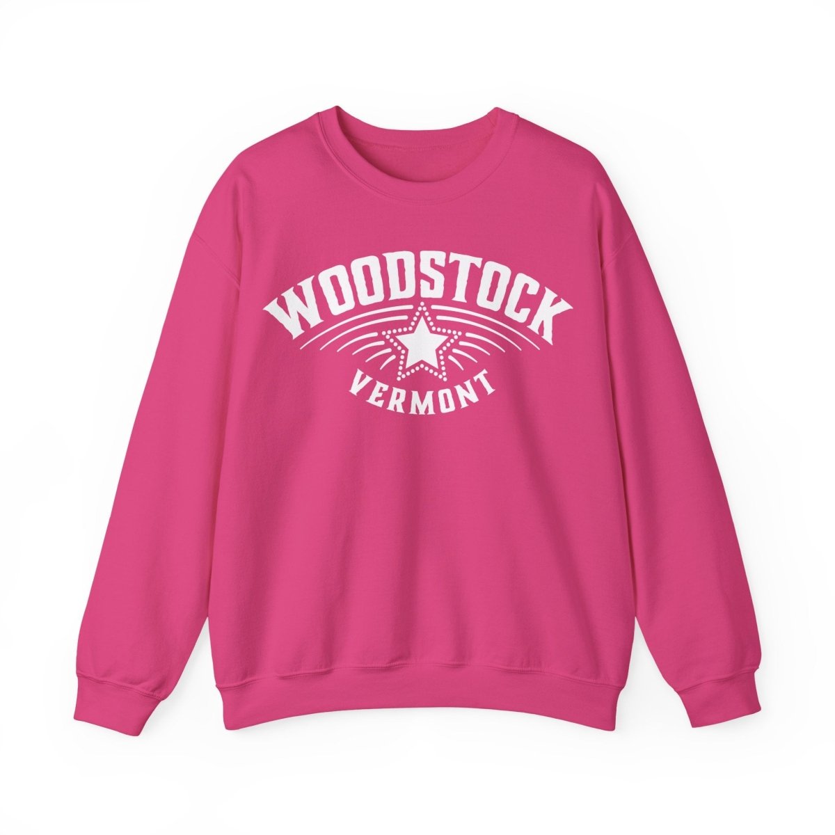 Woodstock Vermont Star Fleece Sweatshirt