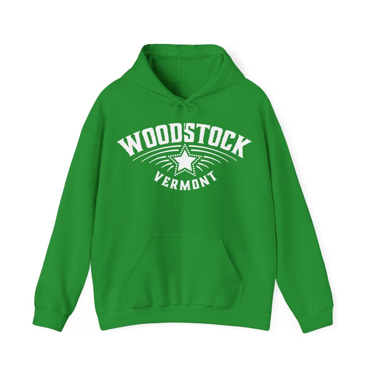 Woodstock Vermost Star Fleece Hoodie, Ski, Nature, History, Hike