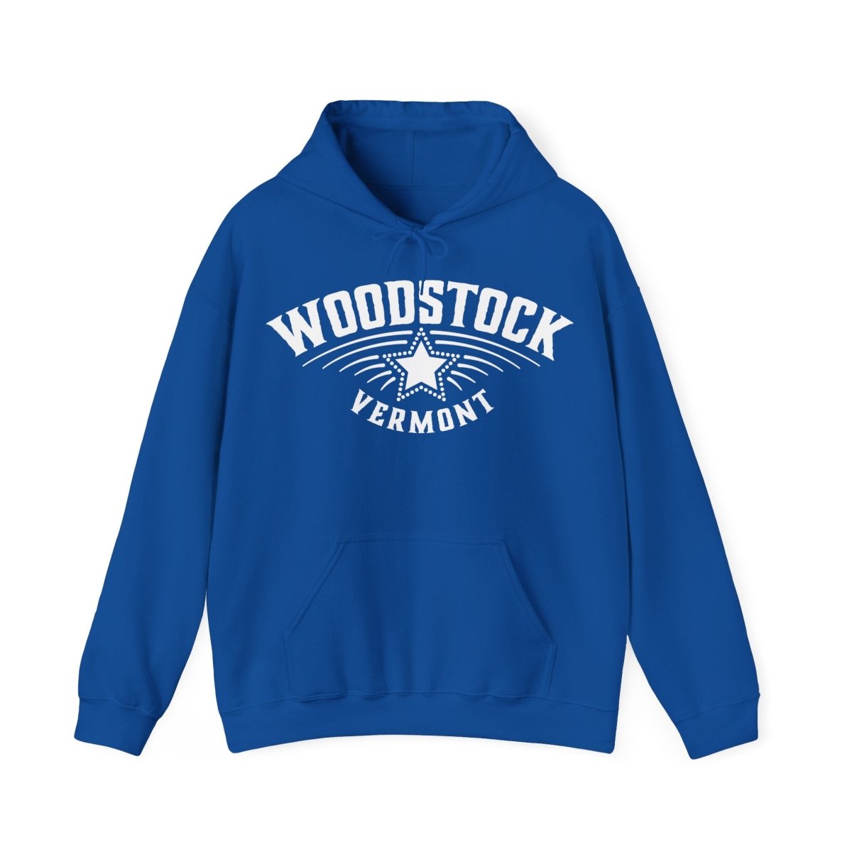 Woodstock Vermost Star Fleece Hoodie, Ski, Nature, History, Hike