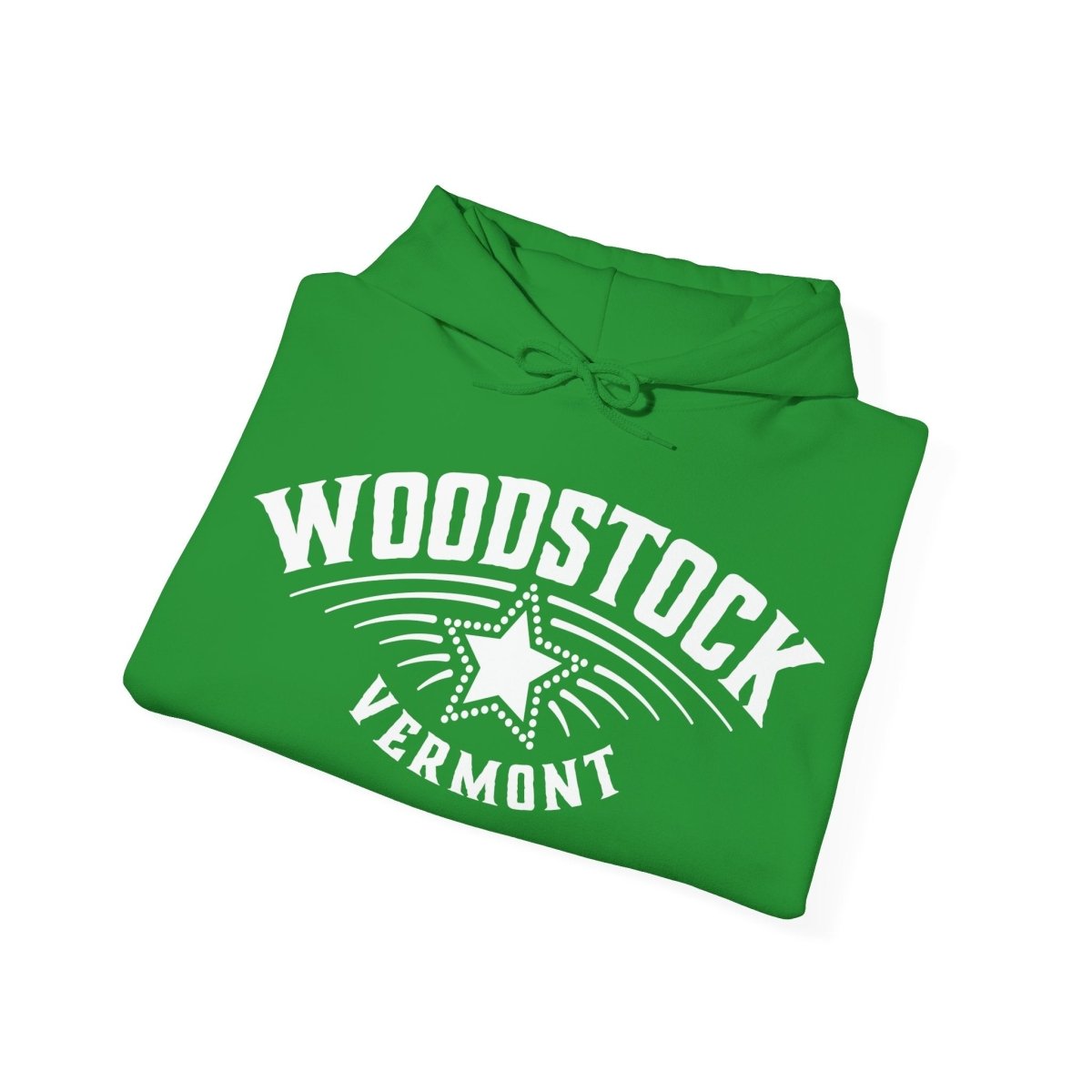 Woodstock Vermost Star Fleece Hoodie, Ski, Nature, History, Hike