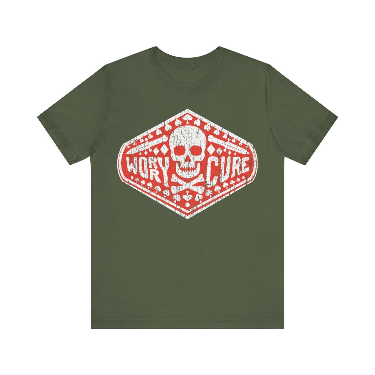 Worry Cure Warning Death Dealer Premium T-Shirt