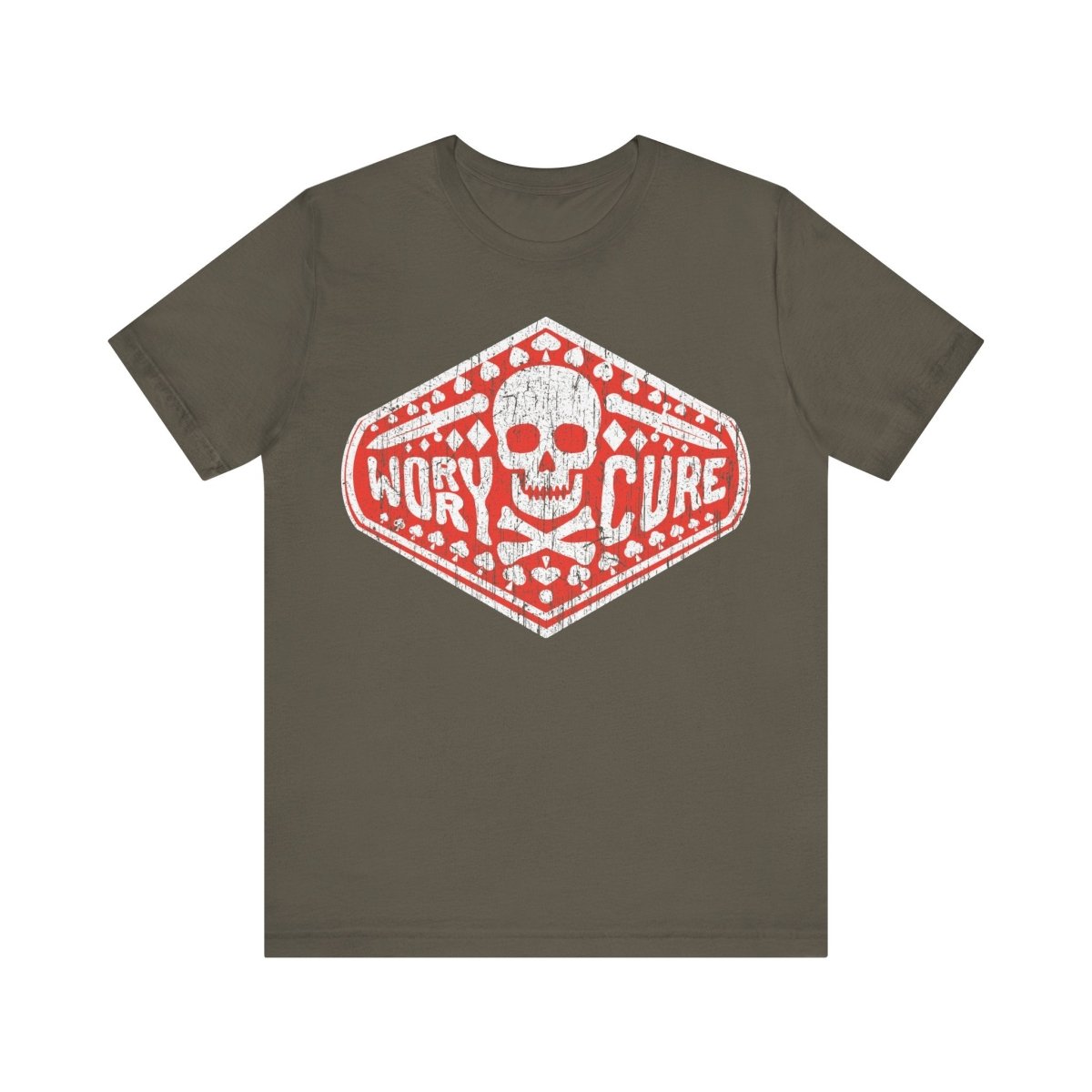 Worry Cure Warning Death Dealer Premium T-Shirt