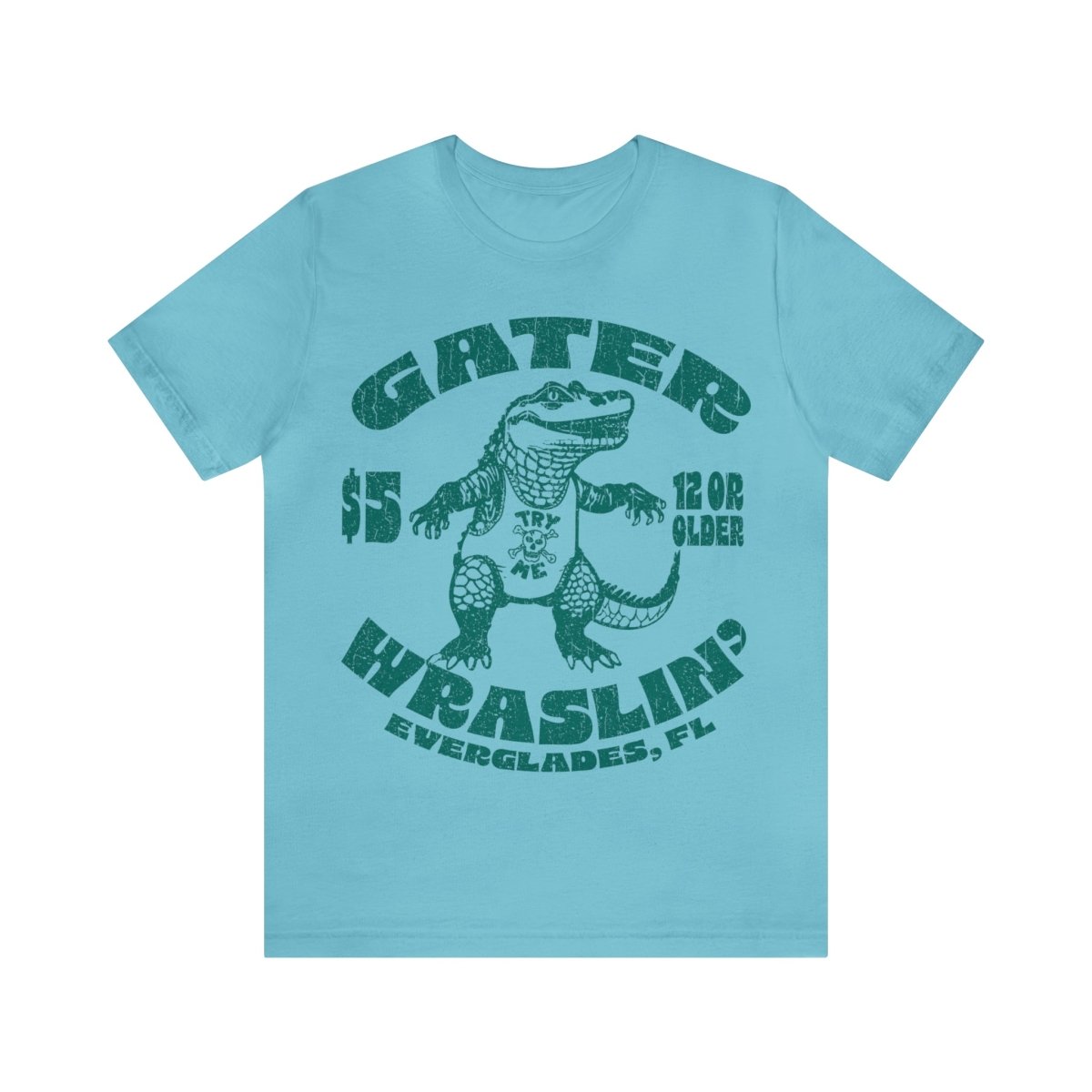 Alligator Wrestling Premium T-Shirt, Florida, Try Me, Funny