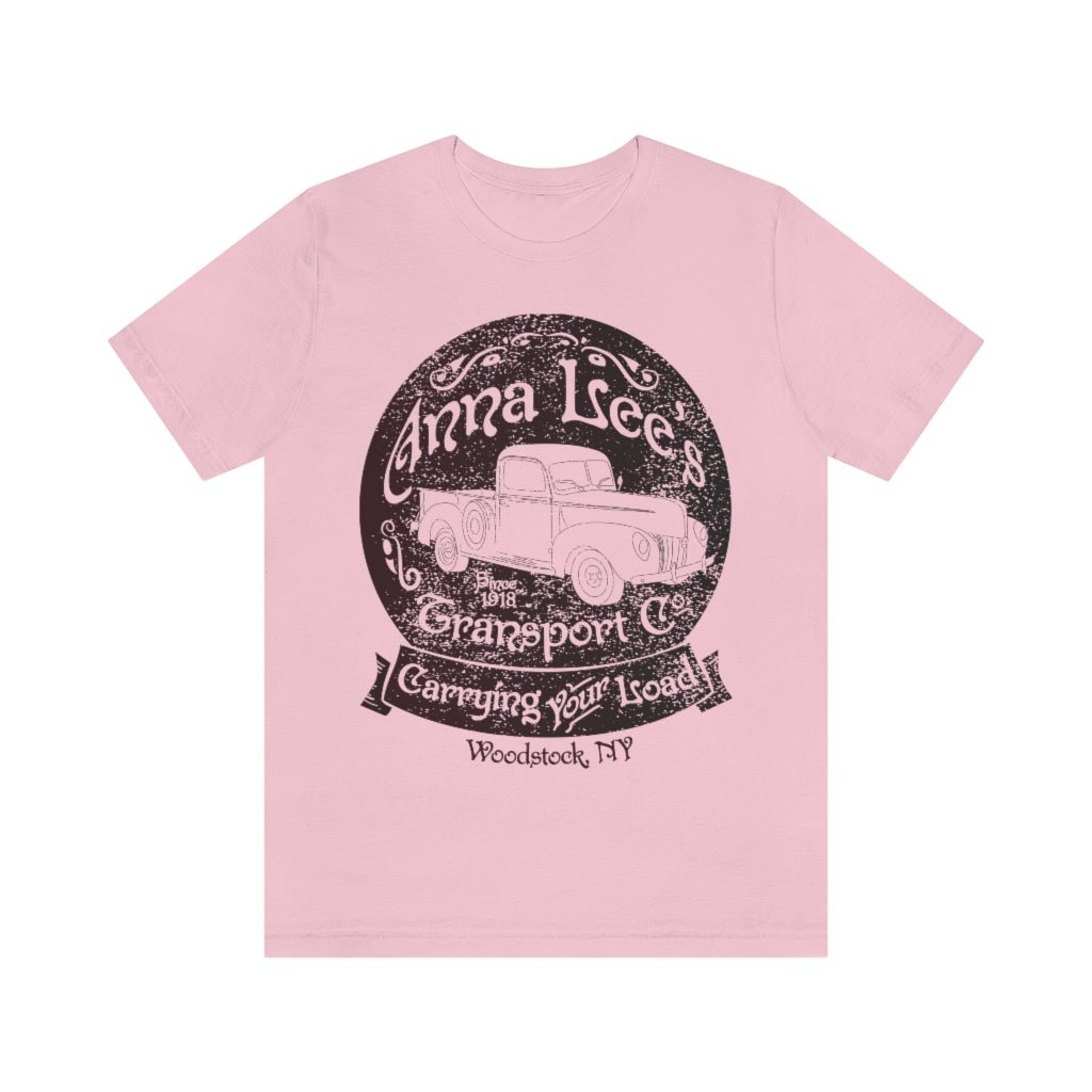Anna Lee's Premium T-Shirt, Transport Co Takes The Weight, Take A Load Off For Free