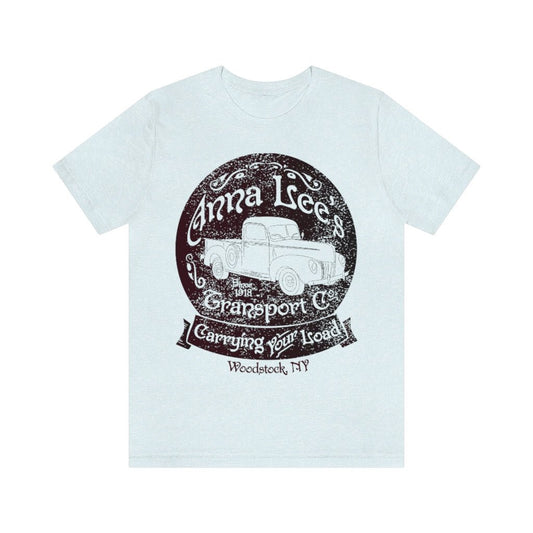 Anna Lee's Premium T-Shirt, Transport Co Takes The Weight, Take A Load Off For Free
