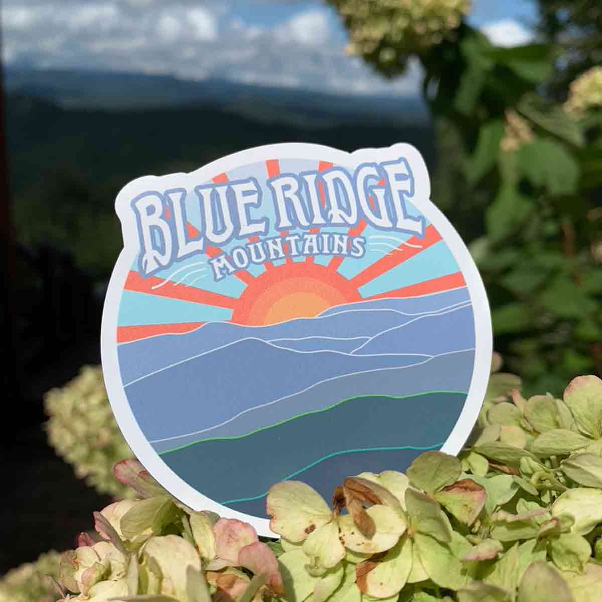Blue Ridge Mountains Premium Stickers & Magnets / Appalachian Trail, East Coast Cool