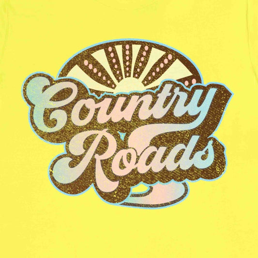 Country Roads Premium T-Shirt, Get off the highway and take the long way home