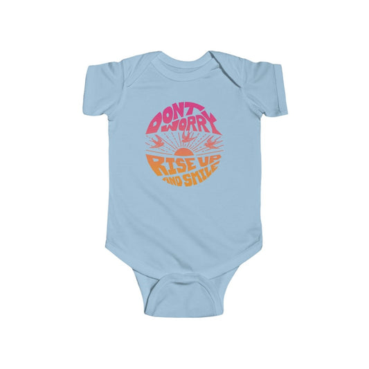 Don't Worry Onesie, Smiling Baby Gift