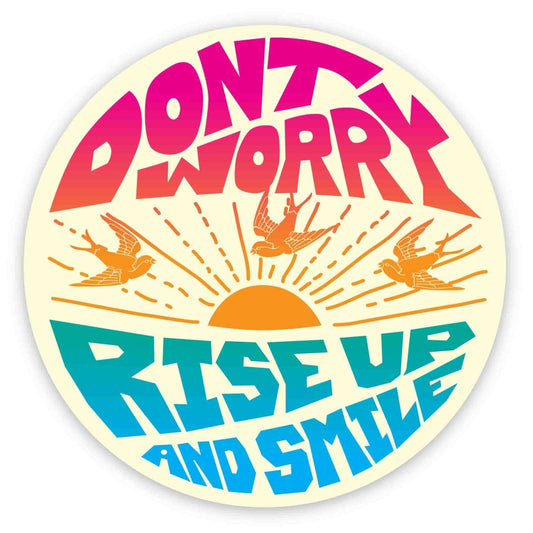 Don't Worry Premium Stickers & Magnets, Smile, Sweet Sunrise Beach Vibes