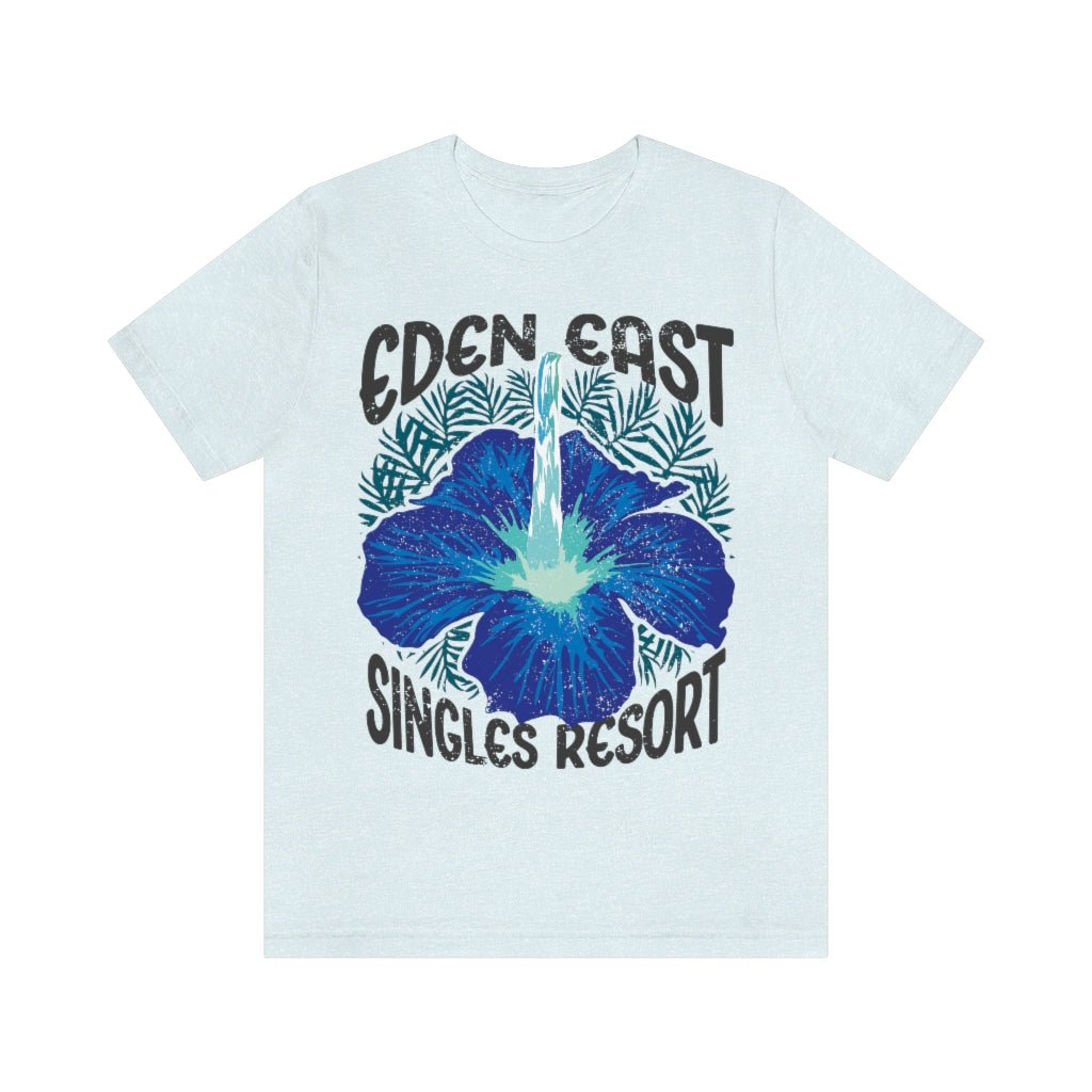 Eden East Premium T-Shirt, Singles Resort, Happy Island, Relationship