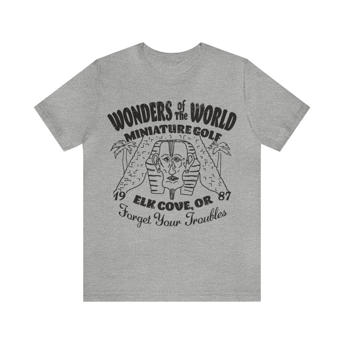 Elk Cove Miniature Golf Premium T-Shirt, Wonders of the World