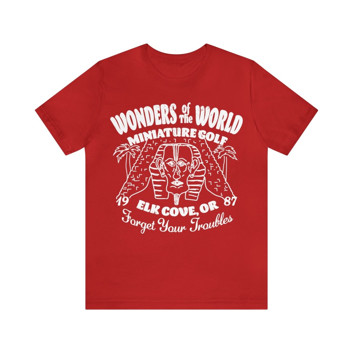 Elk Cove Miniature Golf Premium T-Shirt, Wonders of the World