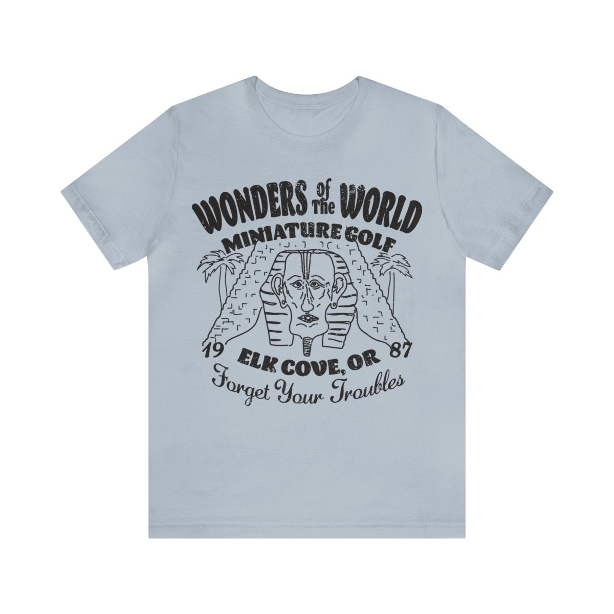 Elk Cove Miniature Golf Premium T-Shirt, Wonders of the World