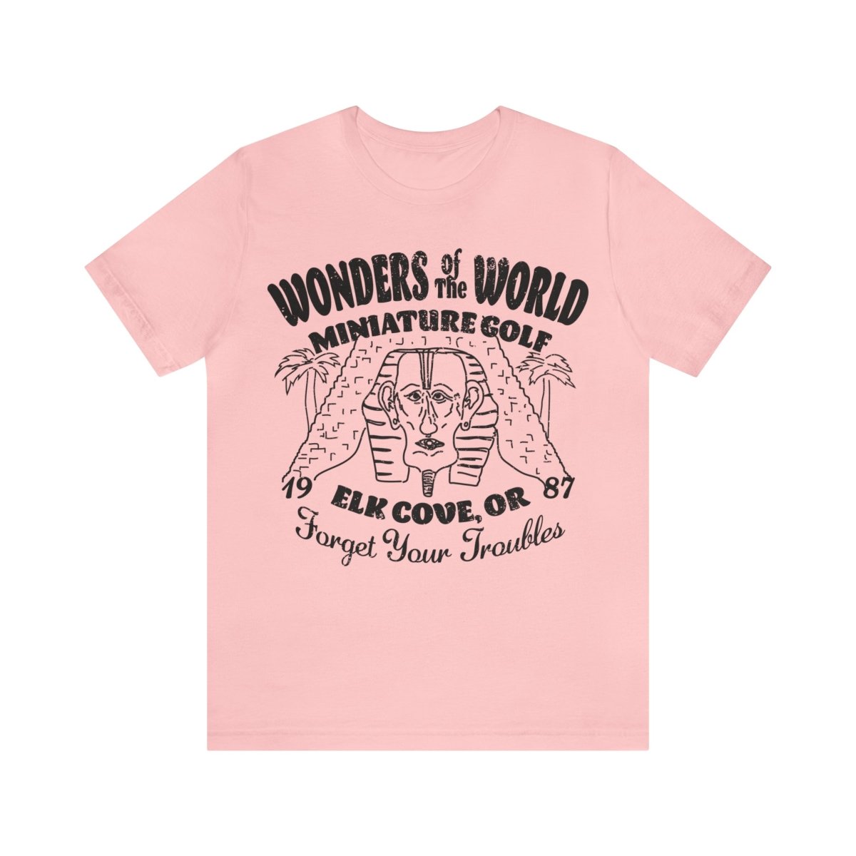 Elk Cove Miniature Golf Premium T-Shirt, Wonders of the World