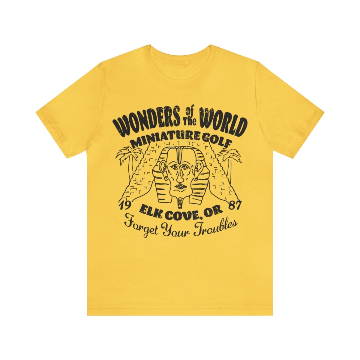 Elk Cove Miniature Golf Premium T-Shirt, Wonders of the World