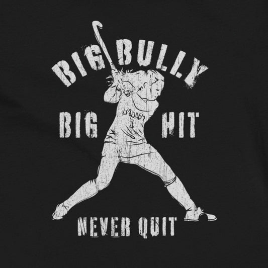 Field Hockey Women's Premium Relaxed Fit T-Shirt, Big Bully, Big Hit, Never Quit