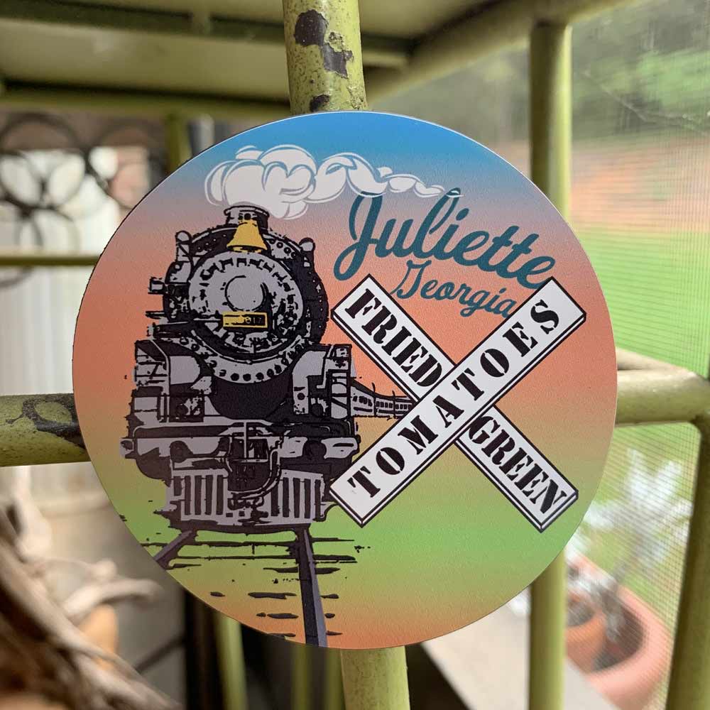 Fried Green Tomatoes Train Premium Stickers & Magnets, Towanda Gift, Whistle Stop Cafe