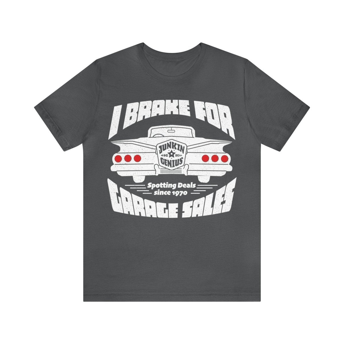 Garage Sale Brakes Premium T-Shirt, Flea Markets, Thrift Stores, Antiques, Used Goods, Junkin' Genius