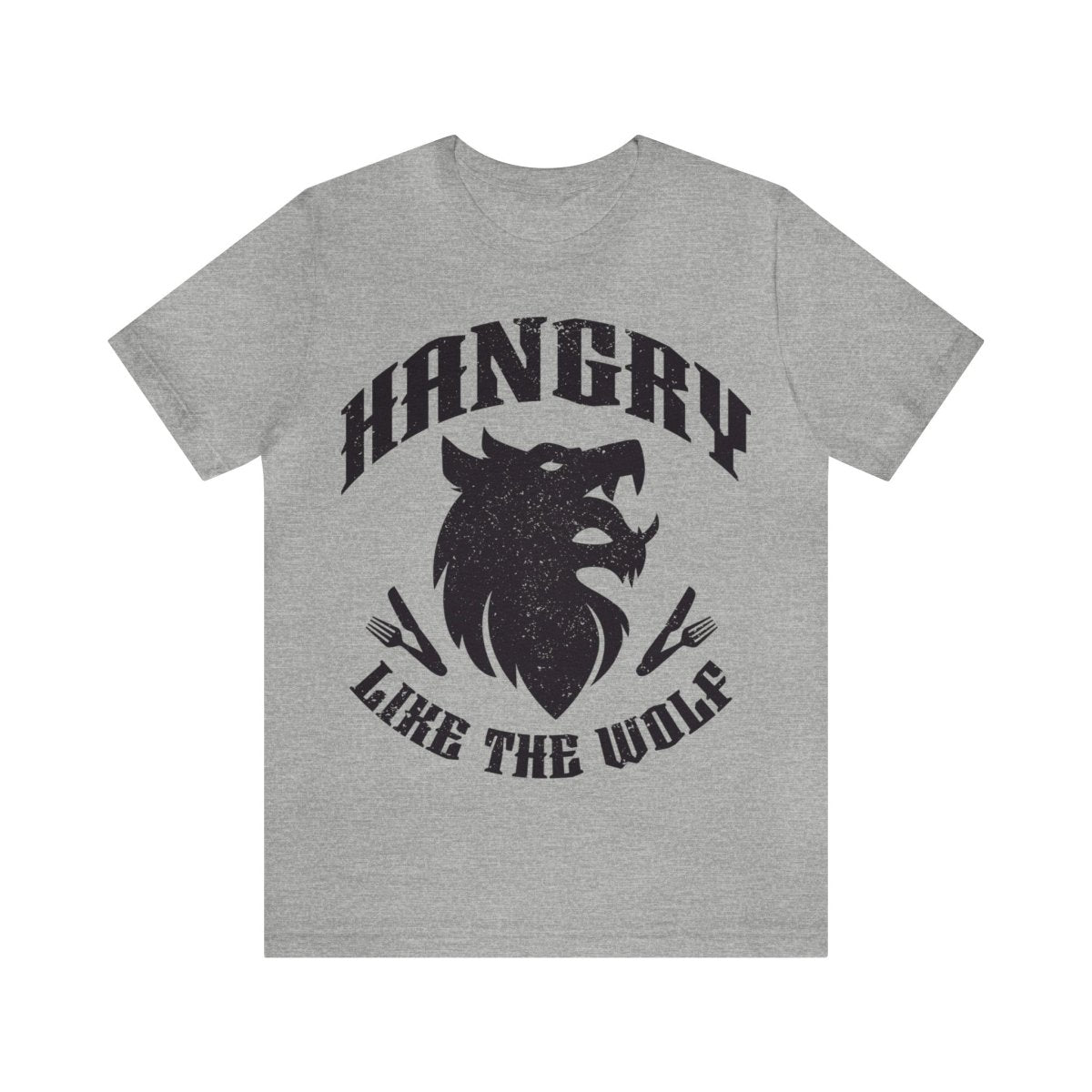 Hangry Wolf Premium T-Shirt, Apetite, Funny