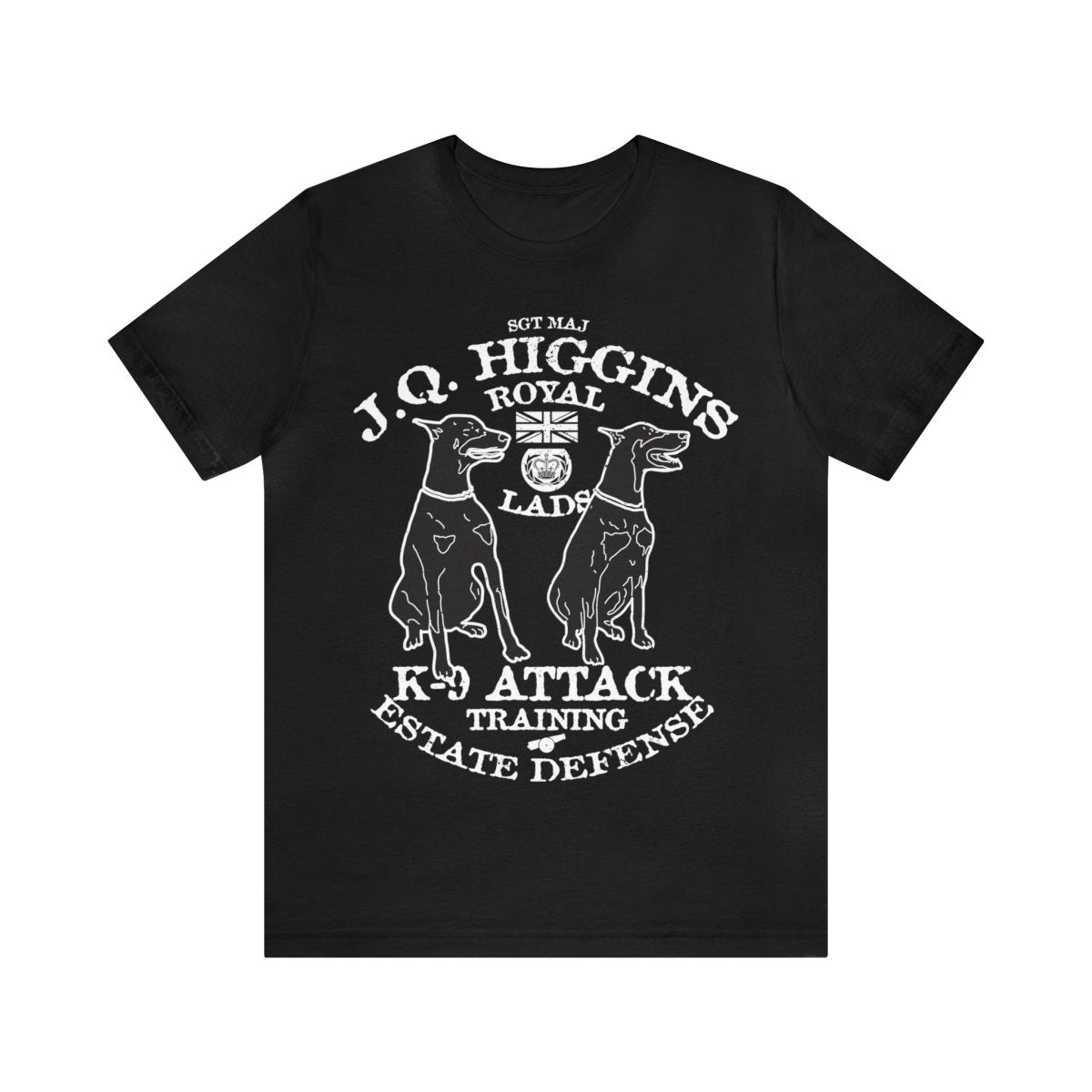 Higgins' Royal Lads Premium T-Shirt, K9 Attack Training, Private Estate Security, Dog Lover Gift