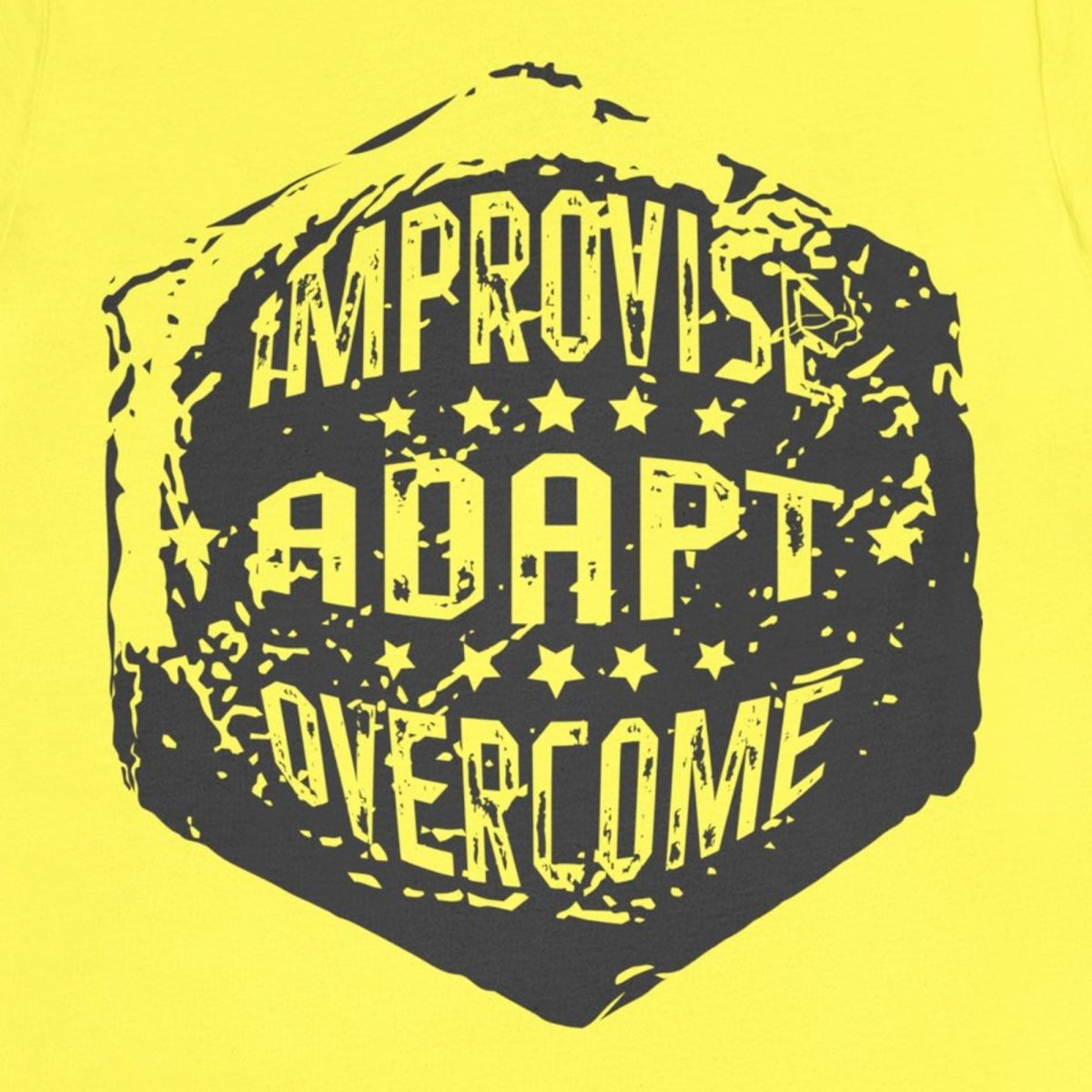 Improvise Adapt Overcome Premium T-Shirt, Leadership Solution, Overcome Obstacles Inspiration