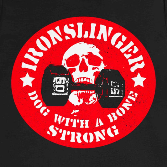 Ironslinger Dog With A Bone Strong Premium T-Shirt, Weightlifting