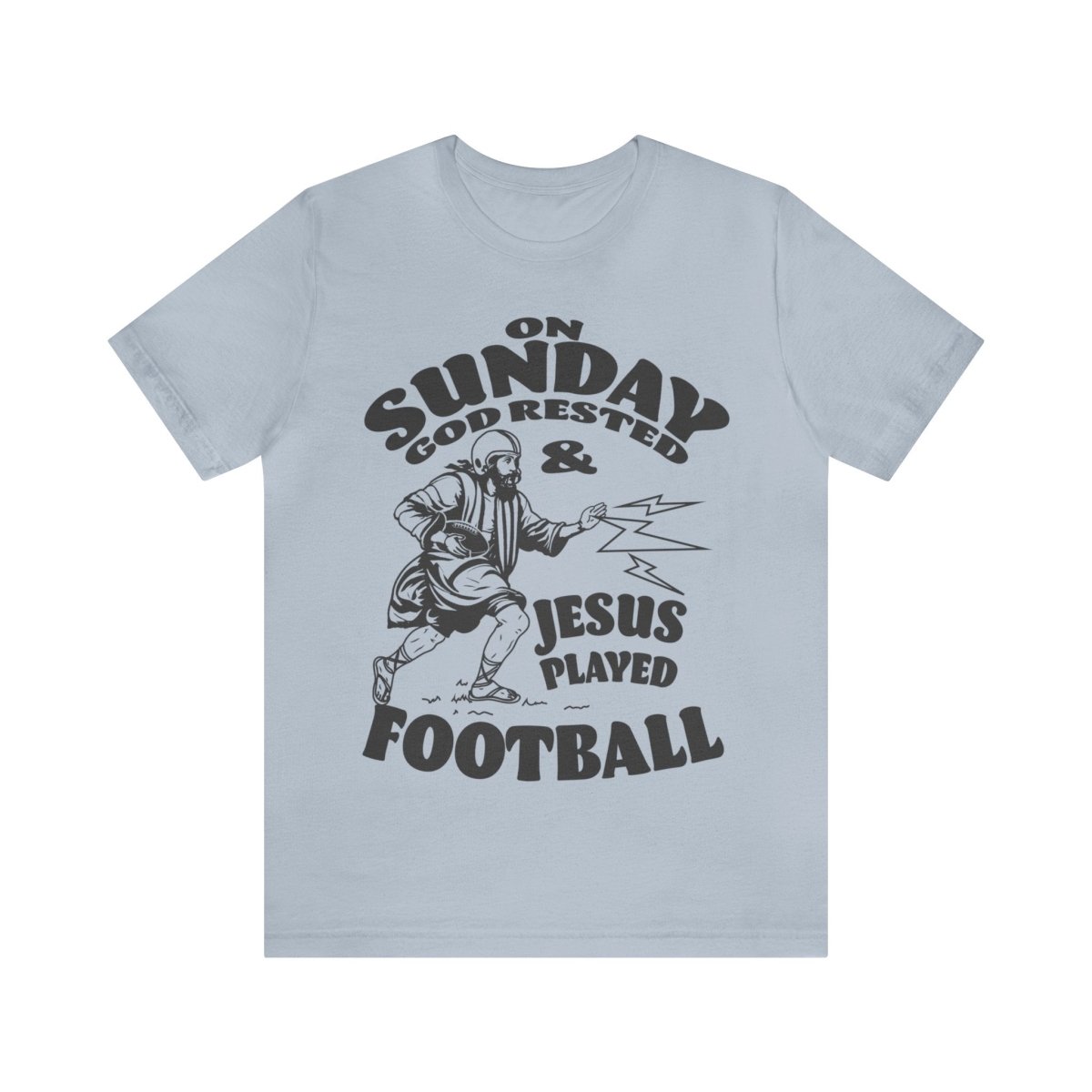 Jesus Played Football Premium T-Shirt, Sunday, Funny