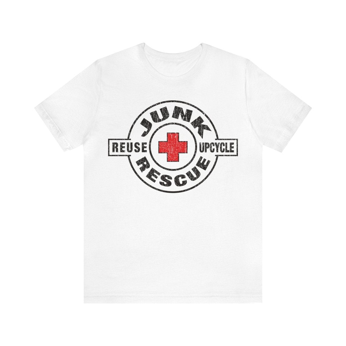 Junk Rescuer Premium T-Shirt, Junkin' Genius, Reuse, Upcycle, Self Reliance, Home Made, Garage Sales, Flea Markets, Antiques