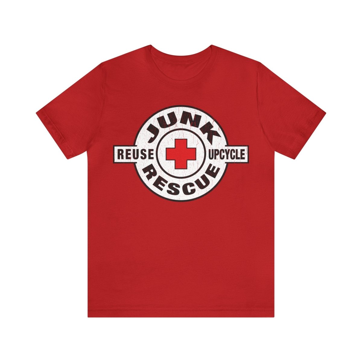 Junk Rescuer Premium T-Shirt, Junkin' Genius, Reuse, Upcycle, Self Reliance, Home Made, Garage Sales, Flea Markets, Antiques