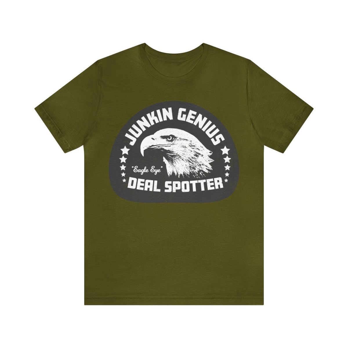 Junkin' Genius Eagle Eye Premium T-Shirt, Deal Spotter, Antiques, Garage Sale, Salvage Shop, Estate Sale, Shopper Gift
