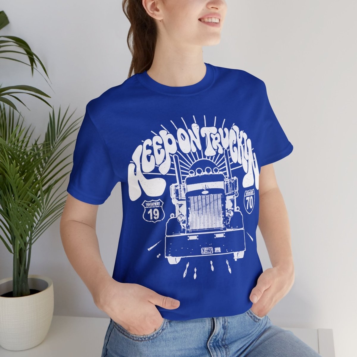 Keep On Truckin' Premium T-Shirt, Keep Going, Hope Gift