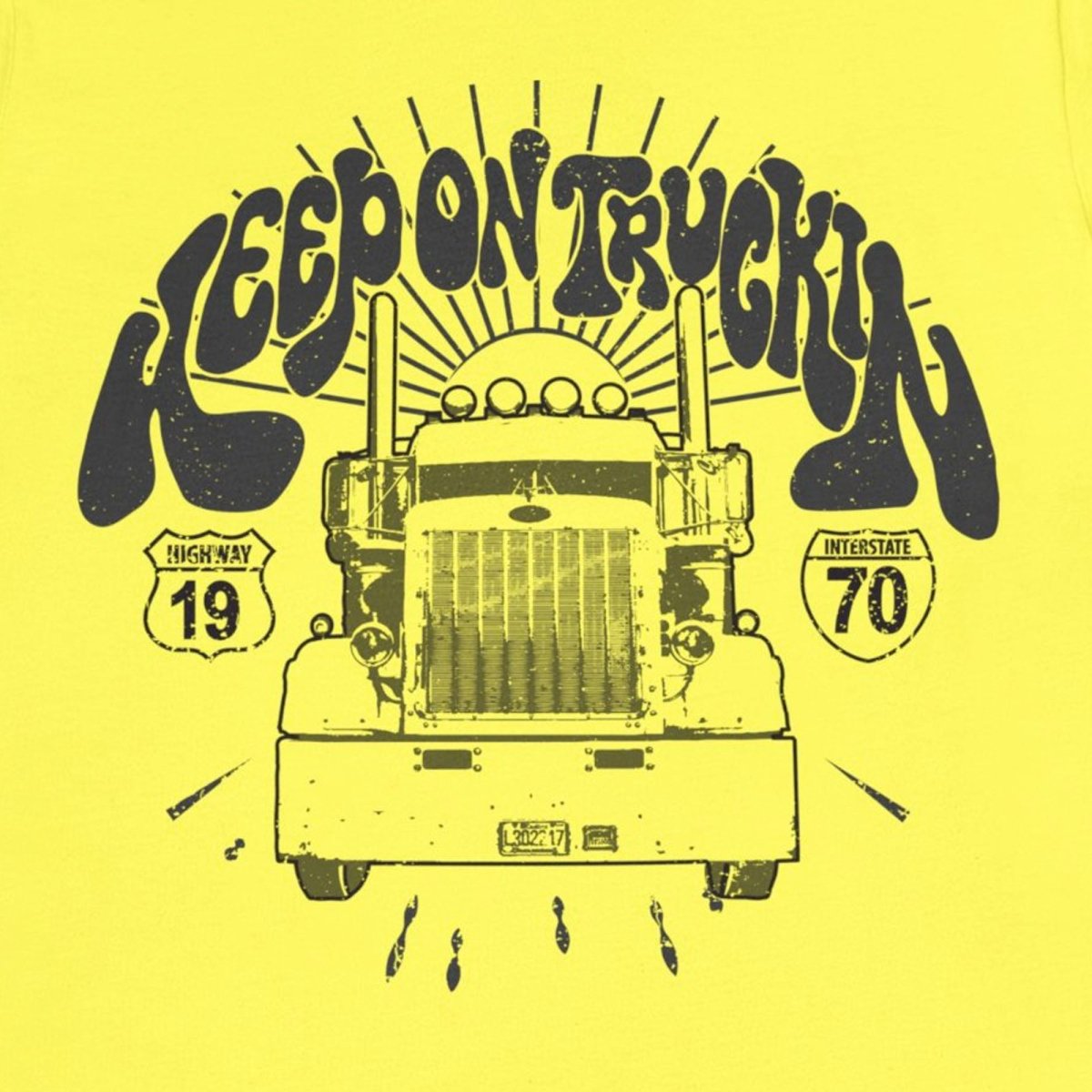 Keep On Truckin' Premium T-Shirt, Keep Going Inspiration, Hope Gift