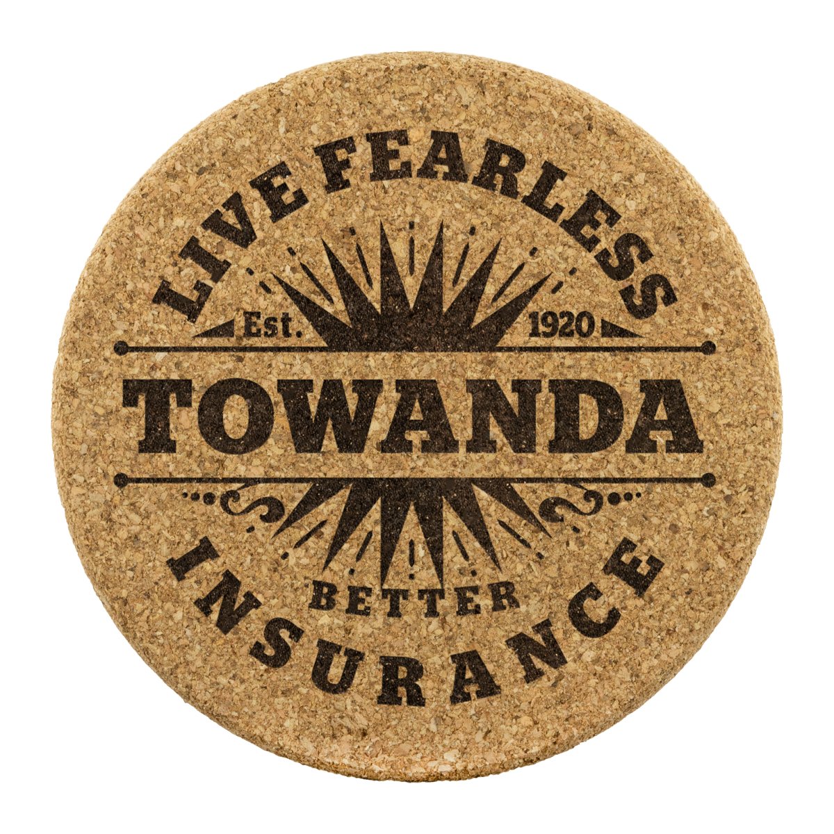 Live Fearless TOWANDA - Coasters
