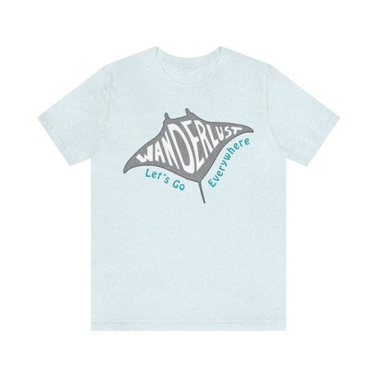 Manta Ray Wanderlust - Premium T-Shirt | Ocean Dive