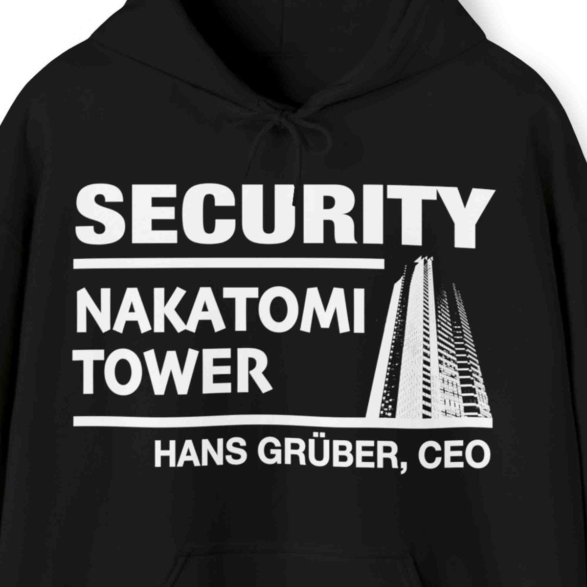 Nakatomi Tower Security Fleece Hoodie, Christmas Party