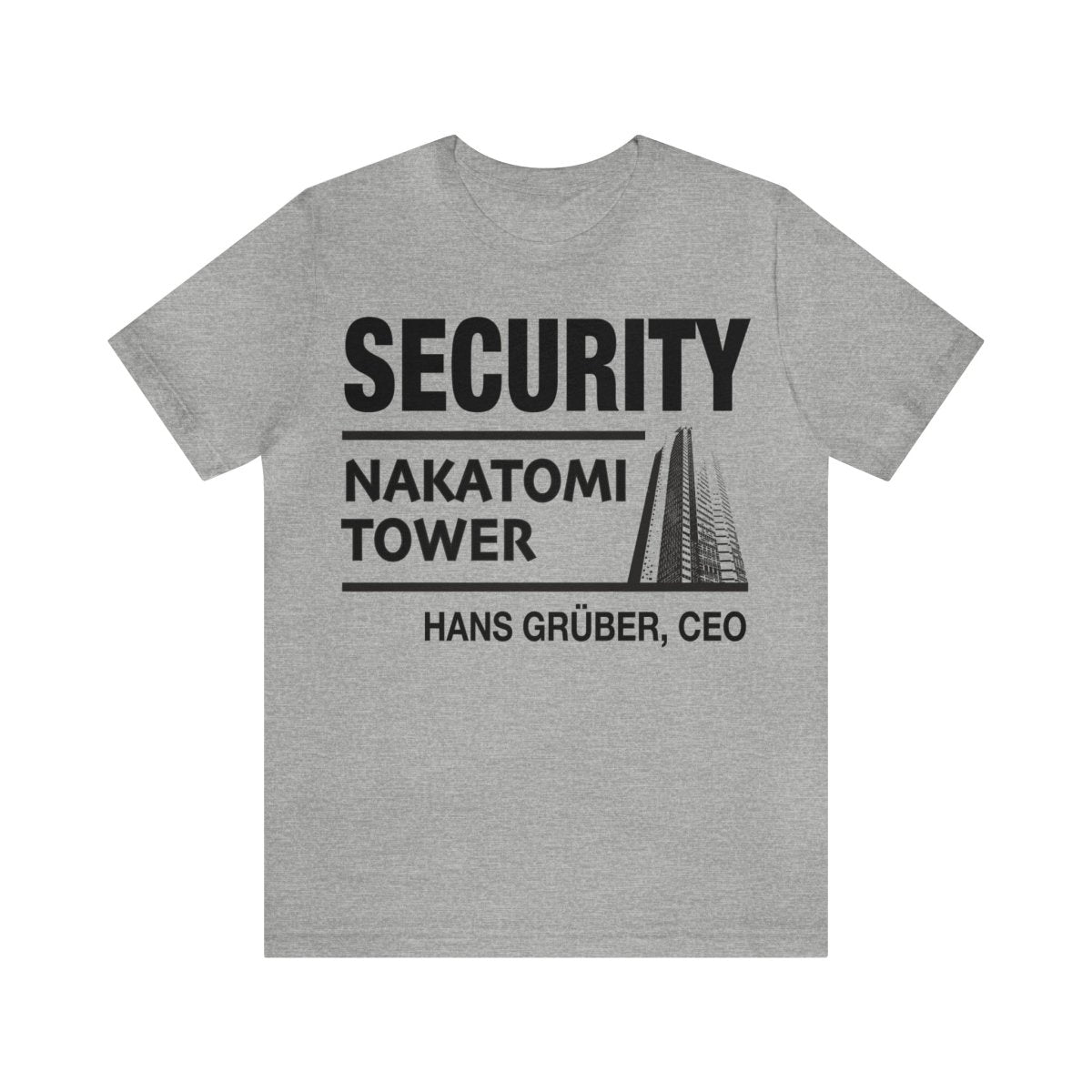 Nakatomi Tower Security Team Premium T-Shirt, Hans Gruber President