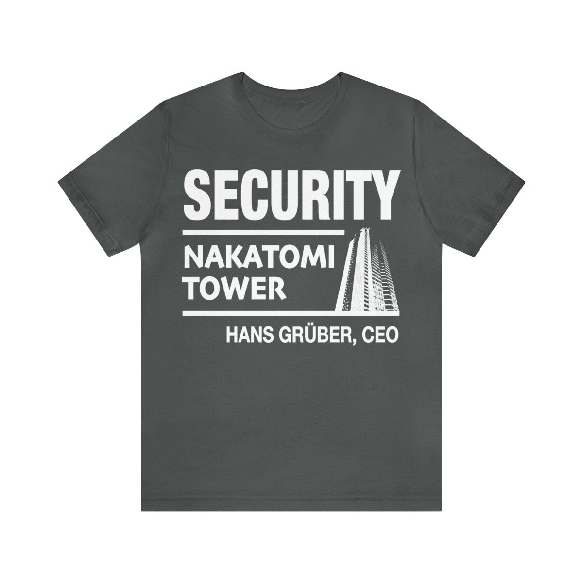 Nakatomi Tower Security Team Premium T-Shirt, Hans Gruber President