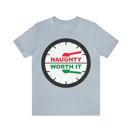 Naughty, Worth It Premium T-Shirt, Funny, Christmas Gift