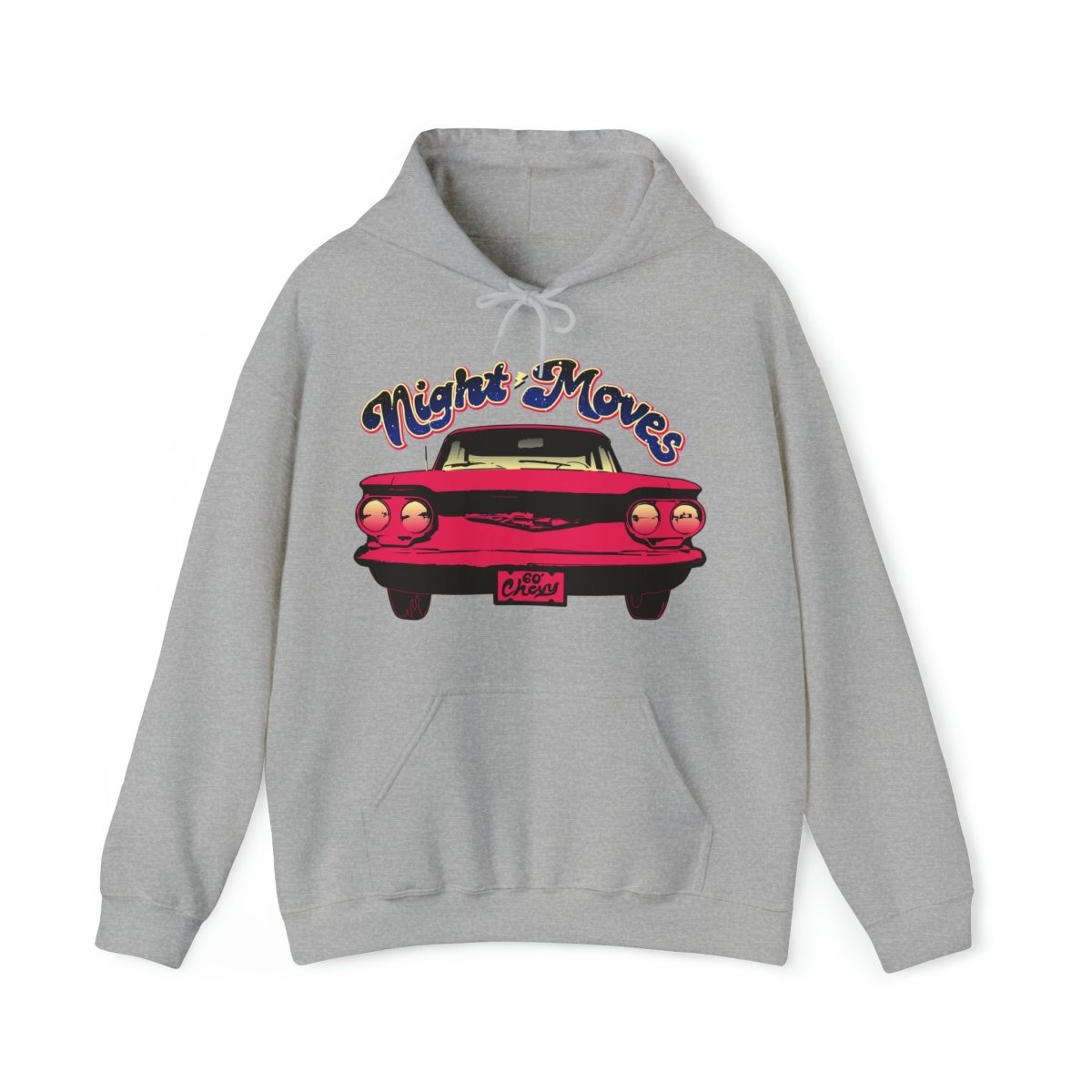 Night Moves Fleece Hoodie, Summer Nostalgia, Classic Car
