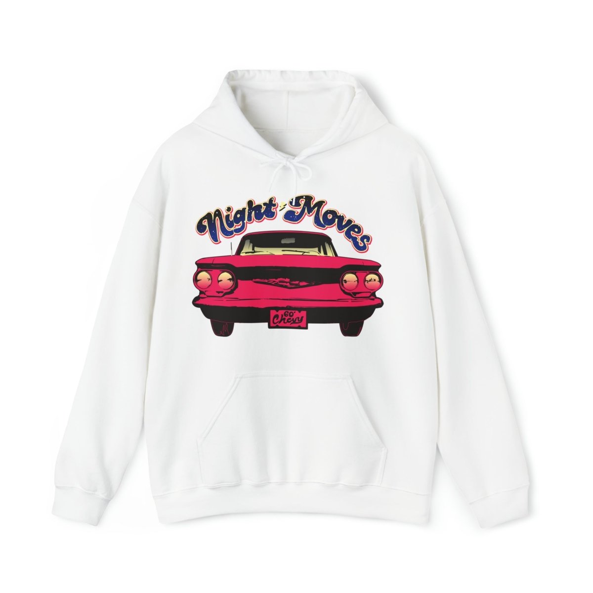 Night Moves Fleece Hoodie, Summer Nostalgia, Classic Car