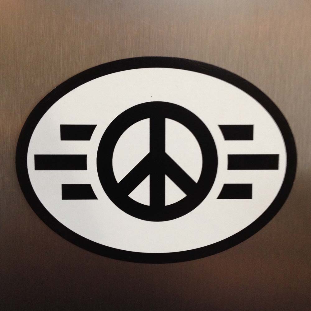 Peace - Magnet 4" x 3"