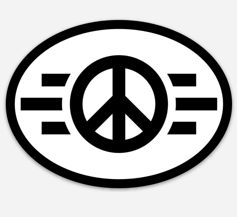 Peace - Magnet 4" x 3"
