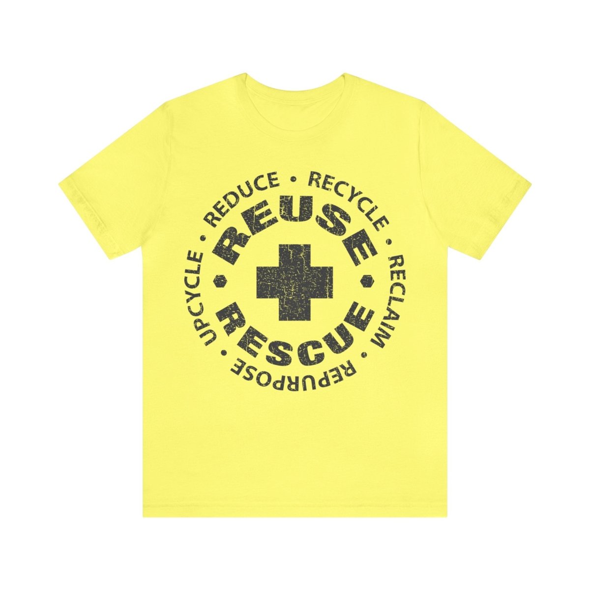 Reuse Rescue Premium T-Shirt, Recycle, Remake, Redo, Reduce, DIY, Reclaim, Upcycle, Self Reliance, Fix It