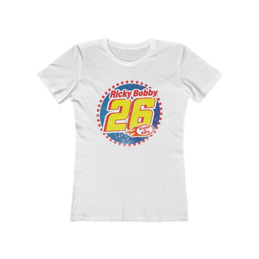 Ricky Bobby #26 Premium Women's Slim-Fit T-Shirt, Champion Driver, Go Fast Car, Fast Driver Gift, Funny