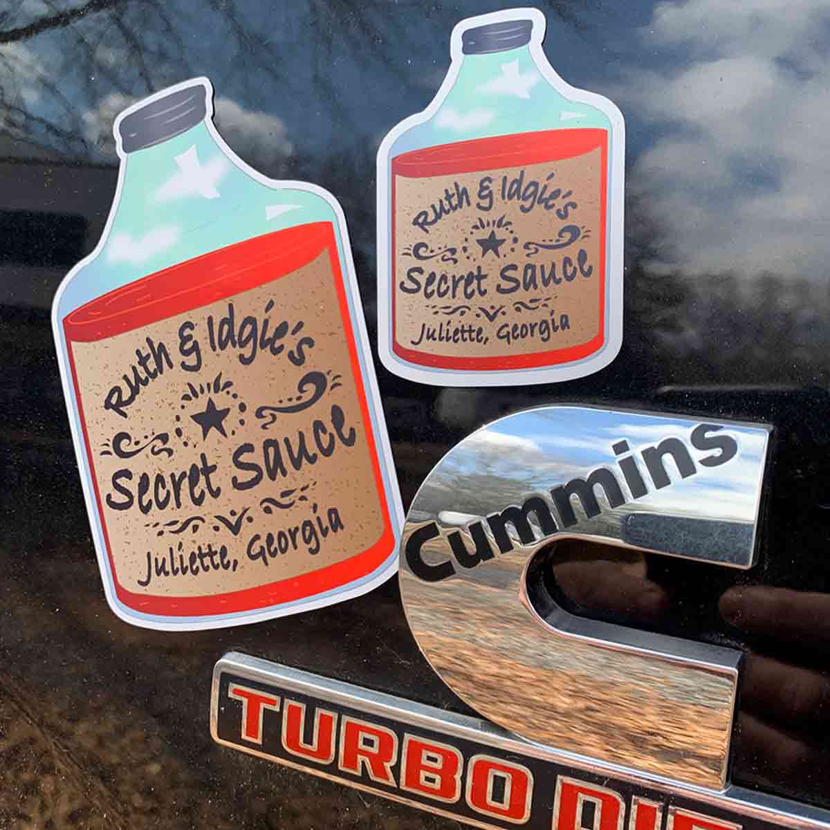 Ruth & Idgie's Secret Sauce - Premium Stickers & Magnets | Fried Green Tomatoes, Whistle Stop Cafe