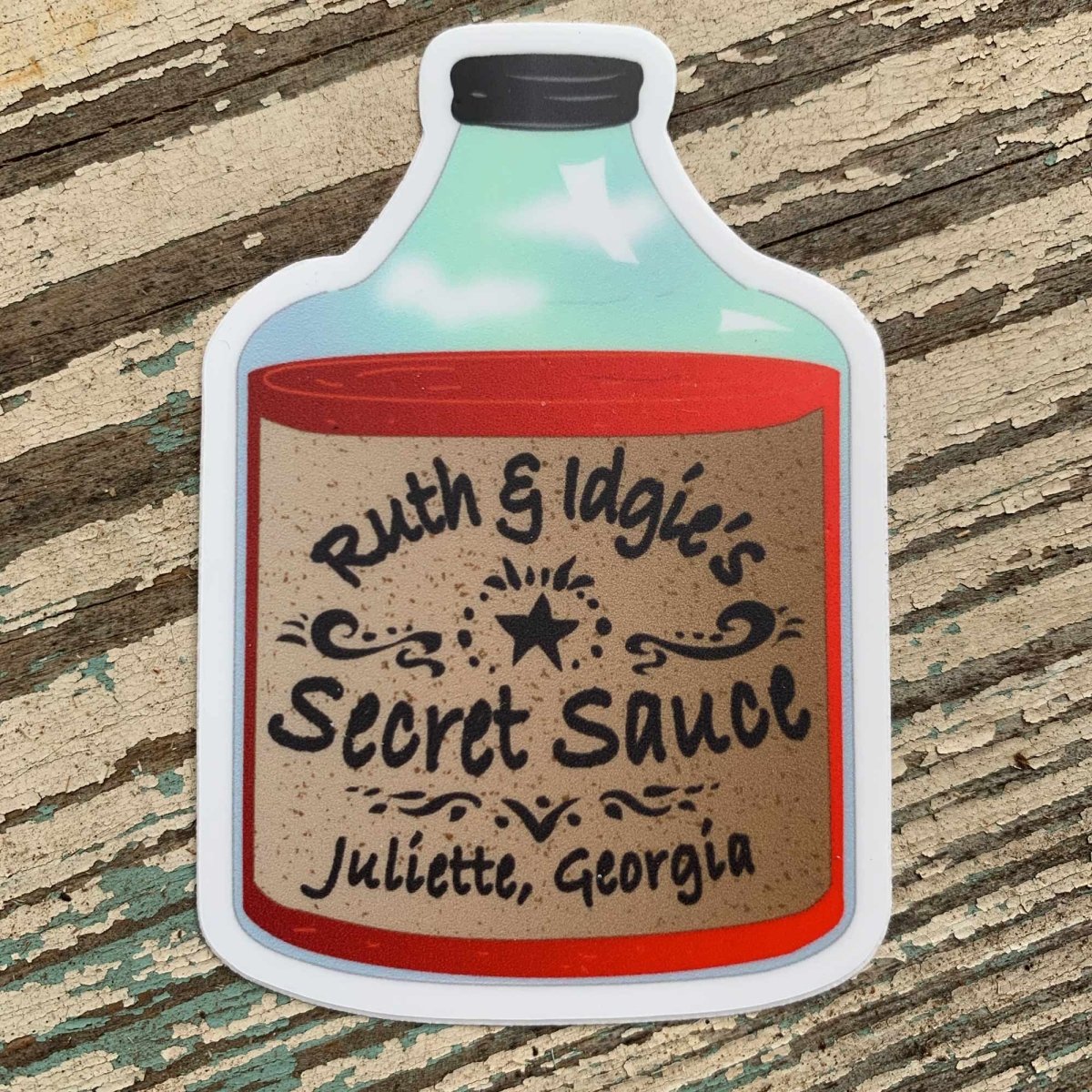 Ruth & Idgie's Secret Sauce - Premium Stickers & Magnets | Fried Green Tomatoes, Whistle Stop Cafe