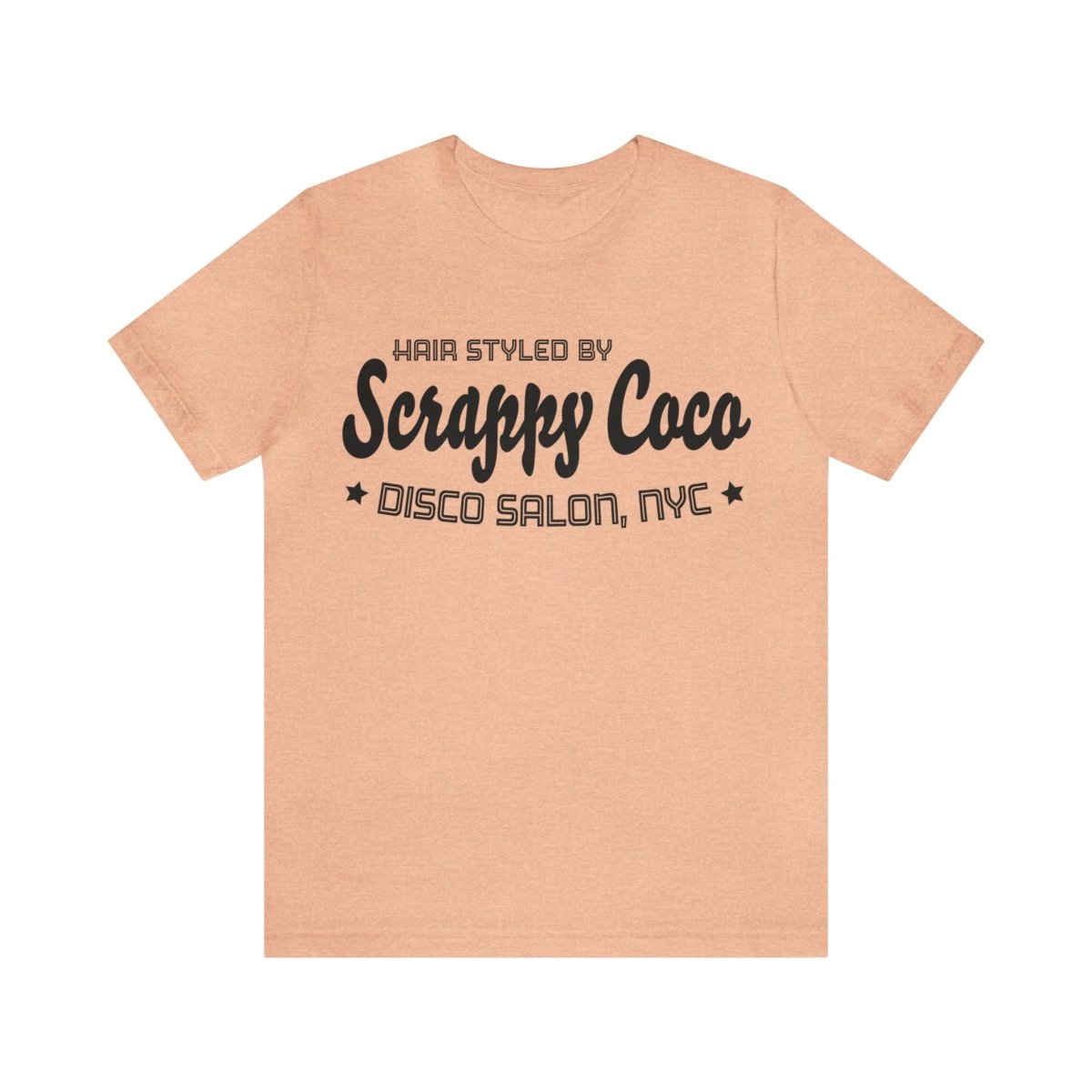 Scrappy Coco Hair Stylist Premium T-Shirt, Disco Salon, Funny